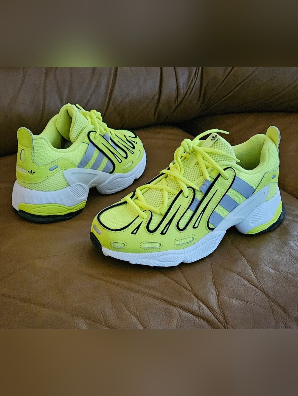 New Women's adidas EQT Gazelle Solar Yellow Size 7 WOMEN (Size 6 MEN)